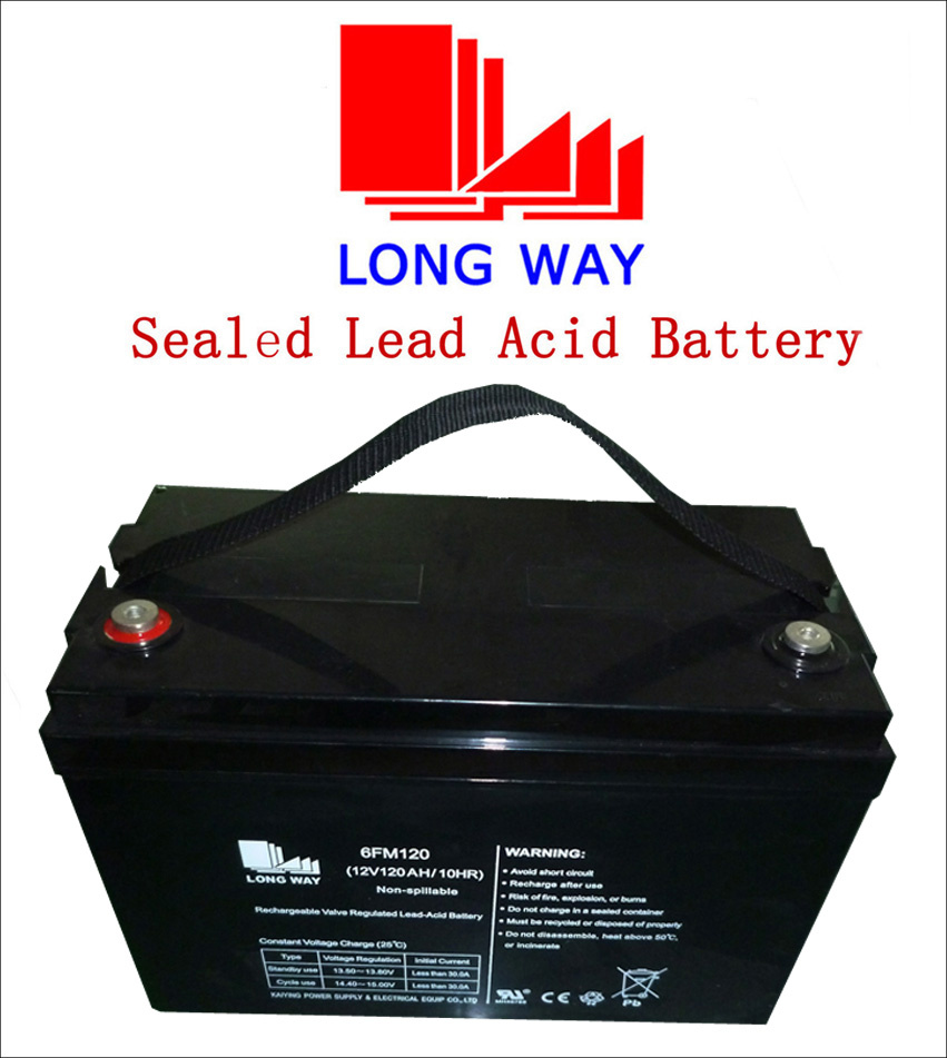 12V120s Rechargeable VRLA Battery Used for Solar System