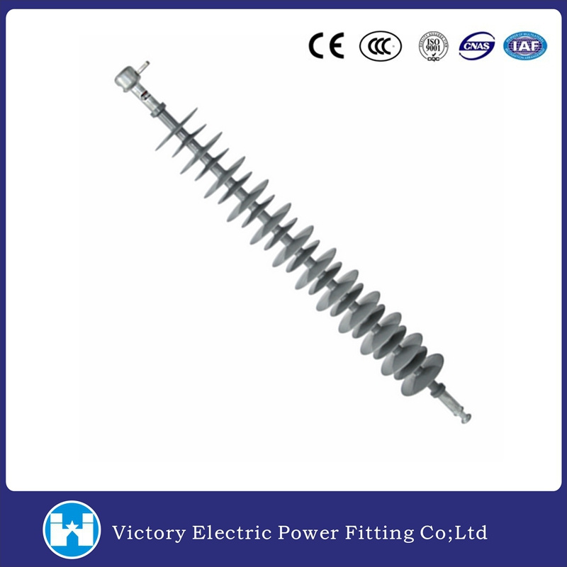 110kv 120kn Pin Type Composite Rubber Suspension Insulator