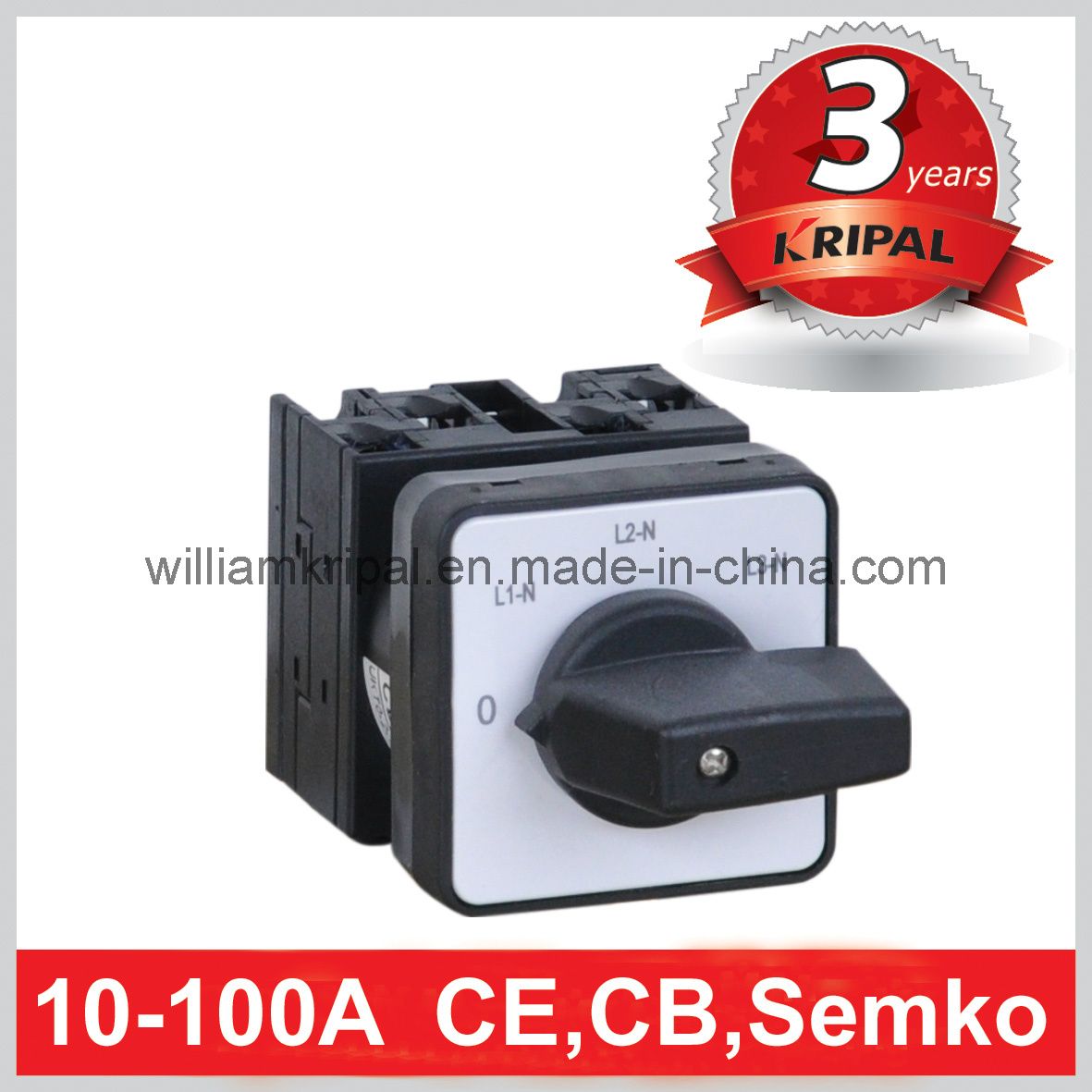 4 Positions 16A Change-Over Switch