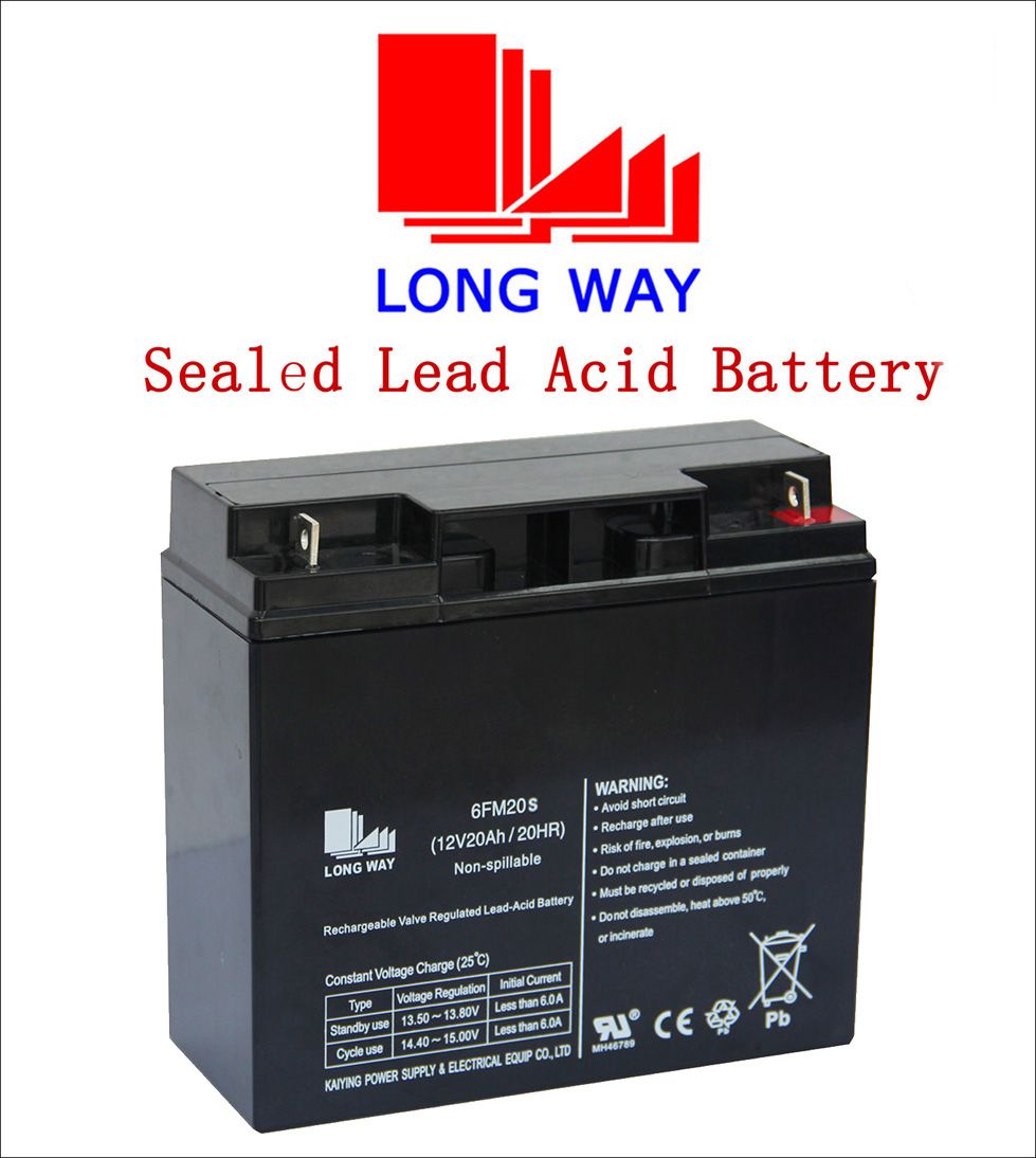 12V20ah Rechargeable Deep Cycle Solar Battery for Solar Tracking System