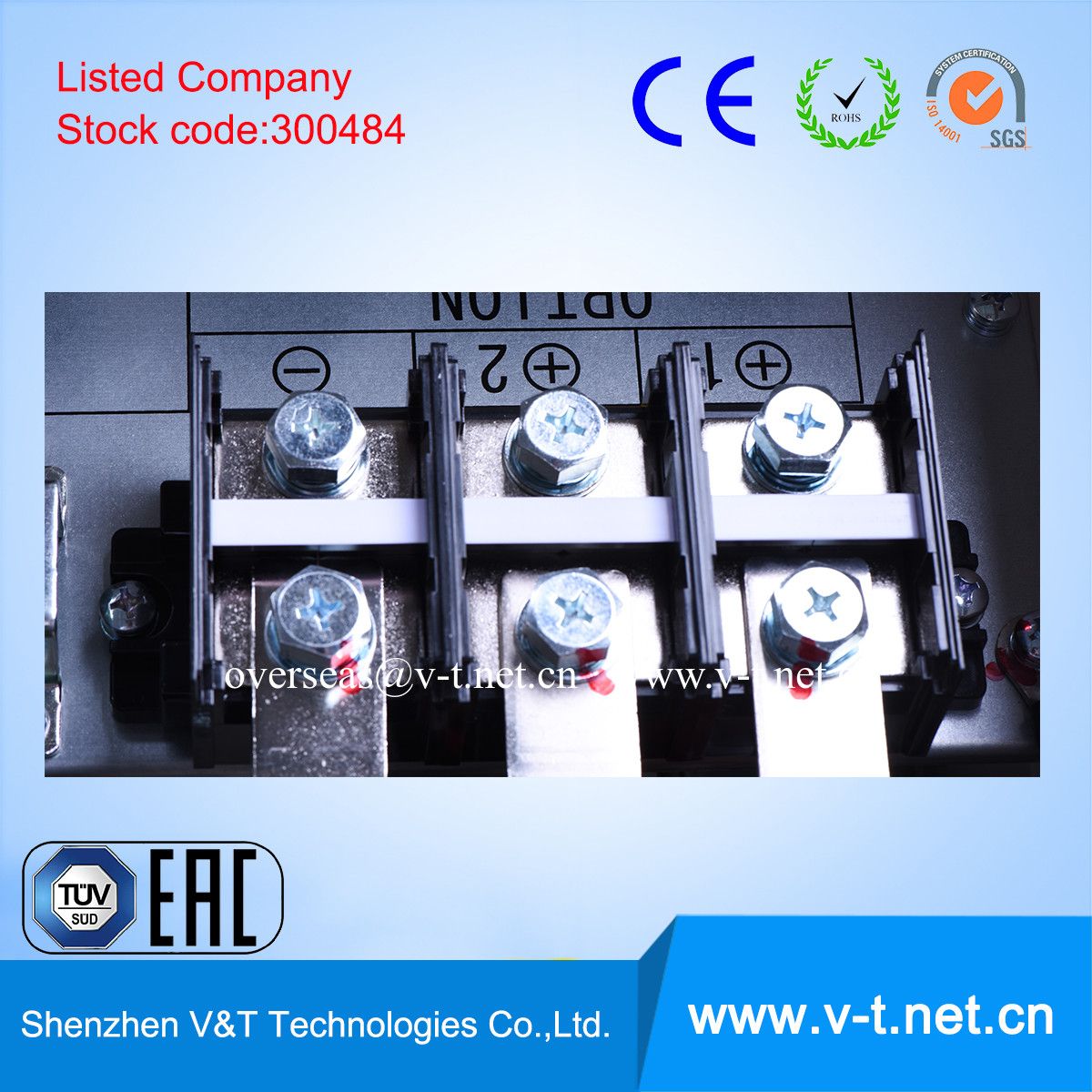 R&D/Manufactury V6-H Vector Control/Torque Control AC Drive 3.7 to 110kw - HD