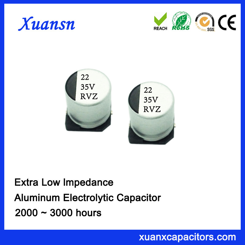 105c 2000hours 22UF 35V Chip Aluminum Electrolytic Capacitor