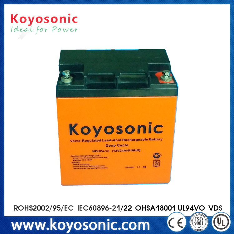 Car Motive Power Battery Gel Deep Cycle Battery Mower Battery