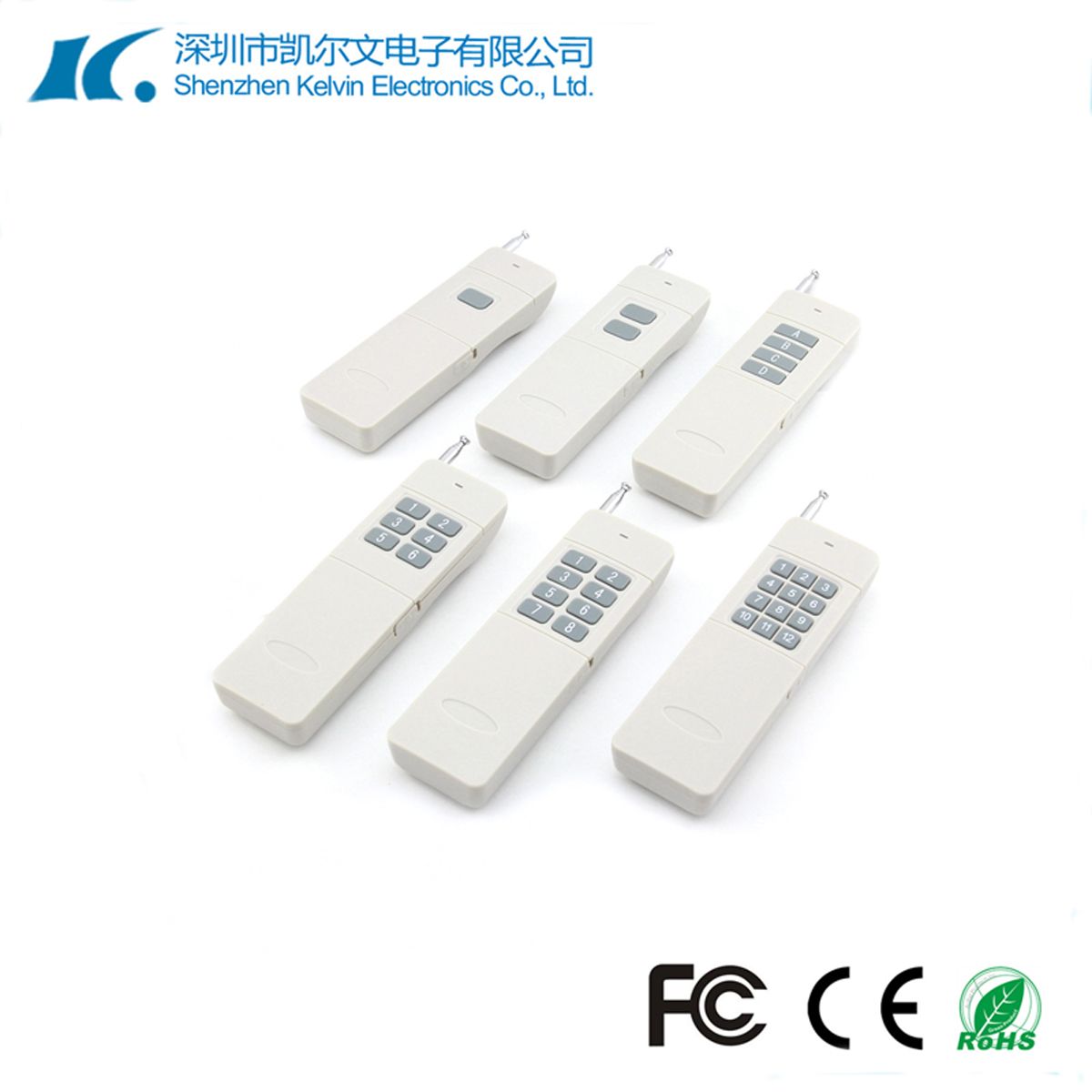 Muti-Channel RF 433MHz Wireless Transmitter and Remote Control