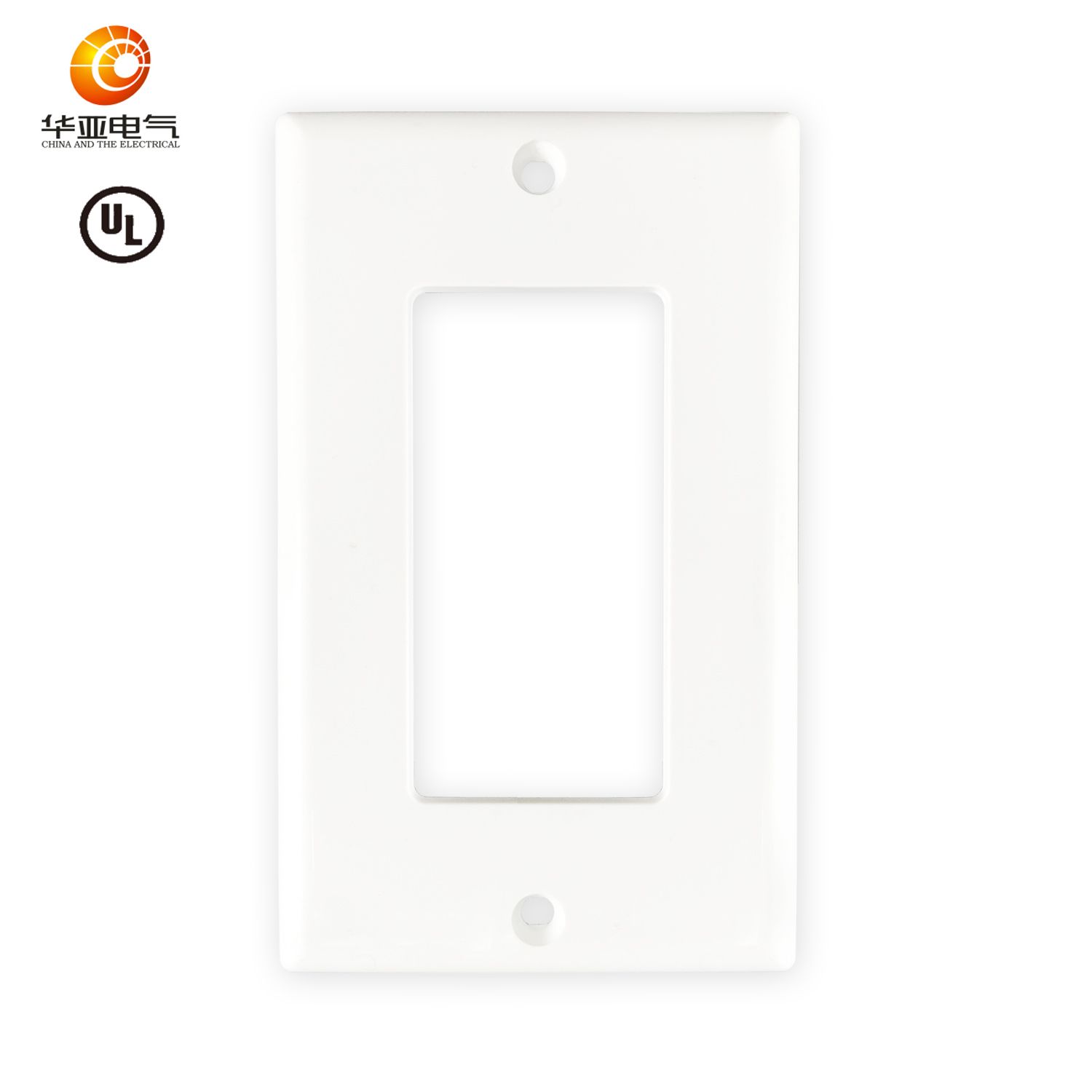 American 1 Gang Decora Switch Cover 2.75''x4.5'' UL Approval