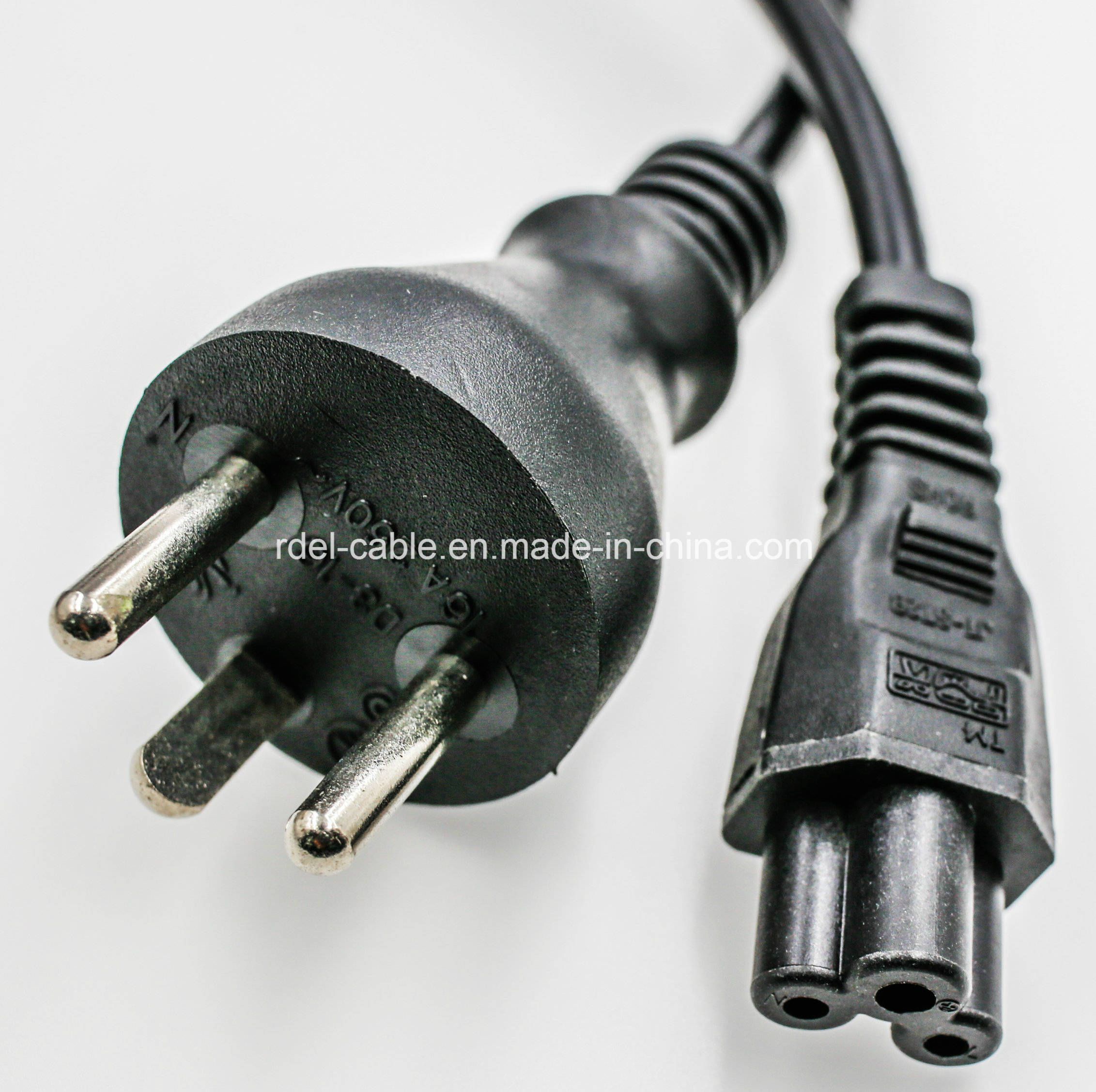 Denmark Demko Plug to IEC 60320 C5 Power Cable