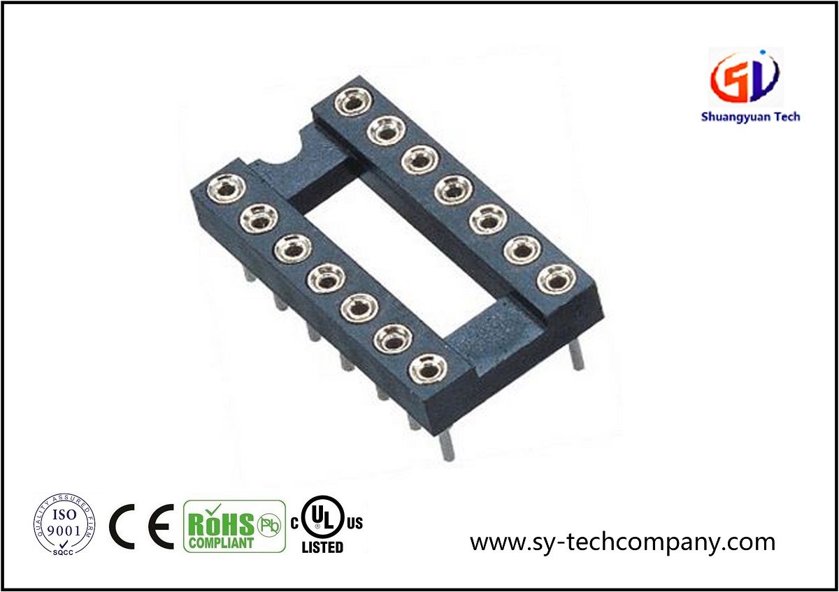 2.54mm IC Socket with SMT H=3.0 L=4.2 Connector