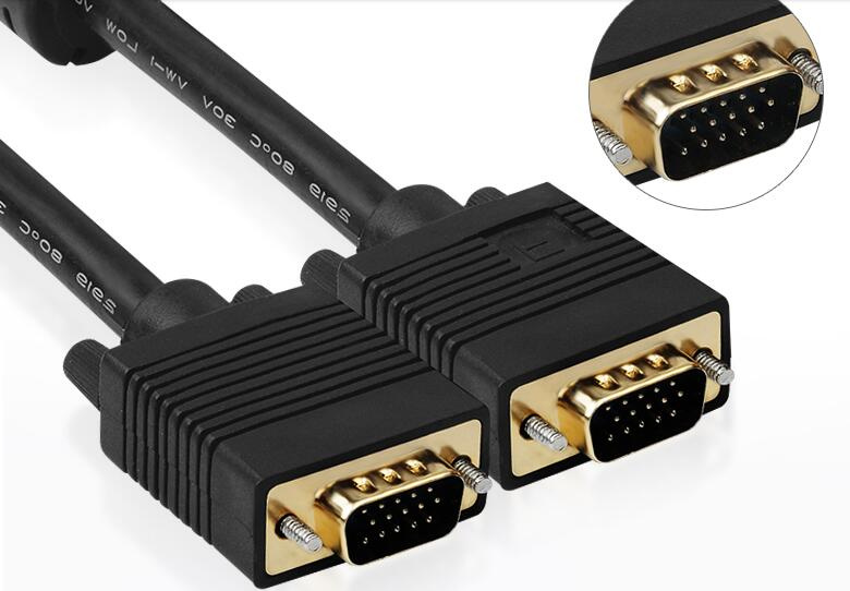 Gold Plated VGA Cable 3+9 SVGA Cable 15m