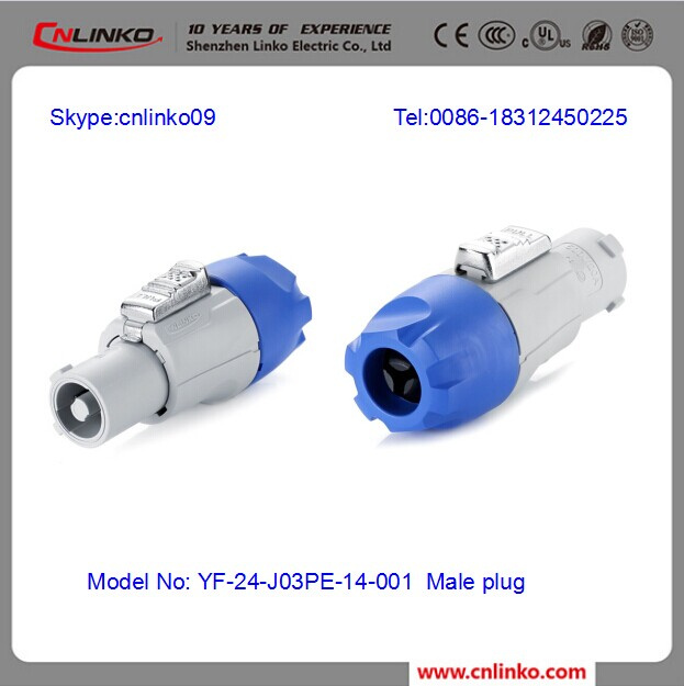 3pin Powercon in Stock Car Audio Connector