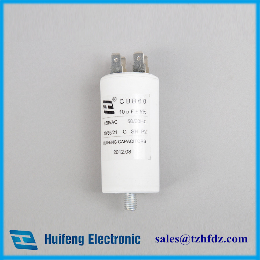 Cbb60 Motor Run Capacitor with Pins