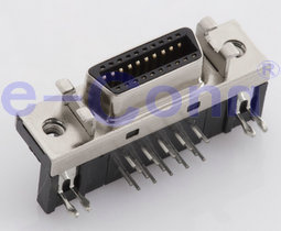 SCSI High Quality 20 Pin Female Connector, Half Pitch Connector