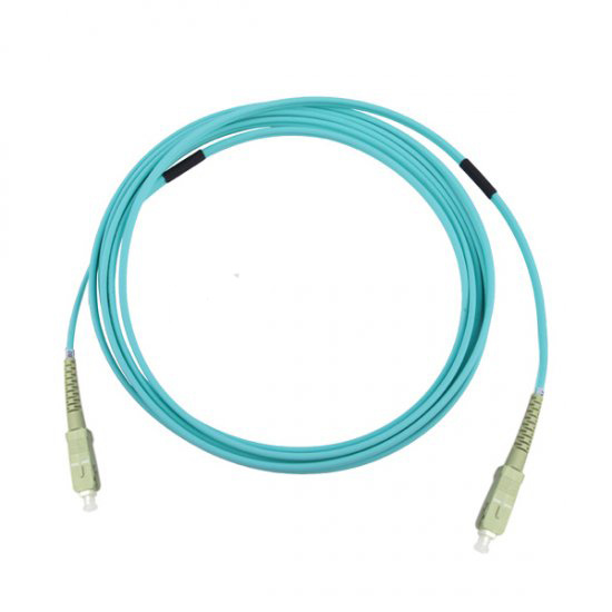 Om3 Multimode Sc to Sc Simplex Armored Fiber Patch Cable