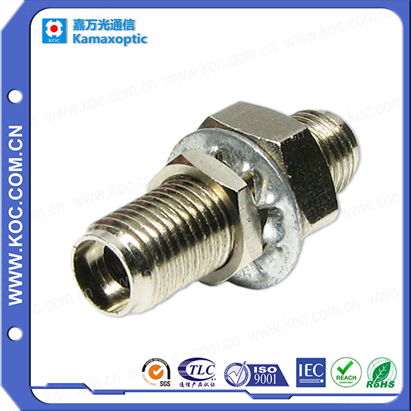 SMA Simplex Metal Fiber Optic Adapter