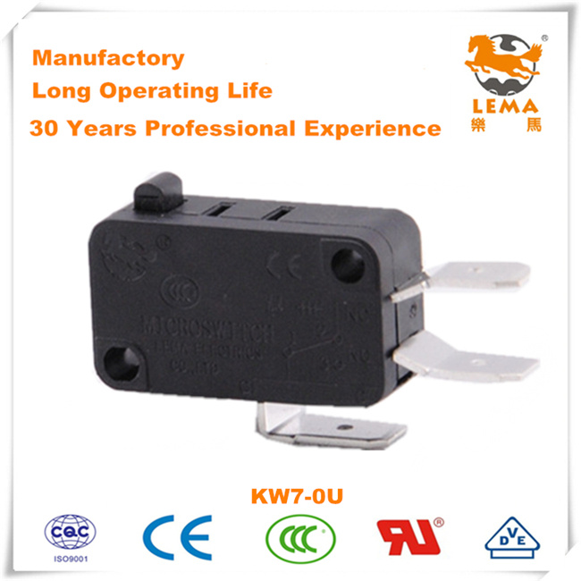 Lema Kw7-0u 6.3*0.8 Terminal Micro Switch