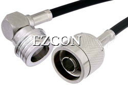 N Male to Qn Male Right Angle Cable