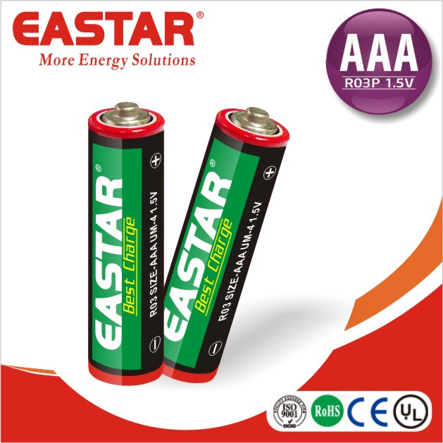 1.5V Um-3 AA R6 Battery Zinc Carbon Battery