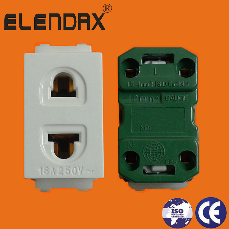 2 Pin Socket/Regular Outlet / Universal Outlet 10A 250V (AF6009)