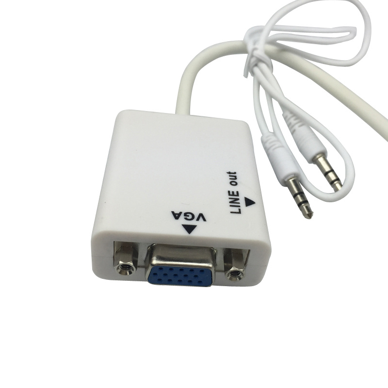 Micro HDMI to VGA Adapter Converter +Audio