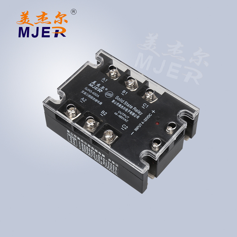Three Phase Solid State Relay SSR DC/AC Gjh3-40da