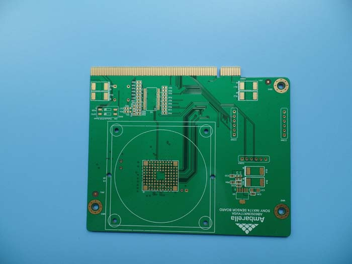 Gold Finger Multilayer PCB 8 Layers Fr4 with Green Soldermask