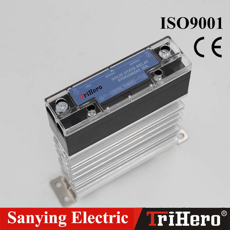 40A DIN Rail Mount AC Input SSR Solid State Relay