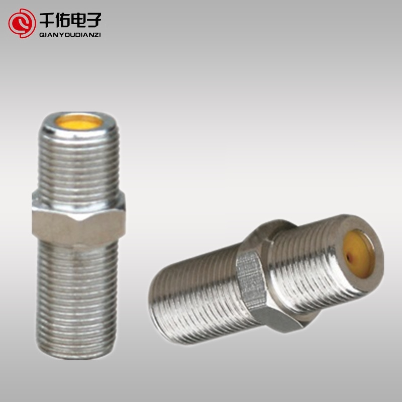 F Female to Female Plating Nickel RF Connector