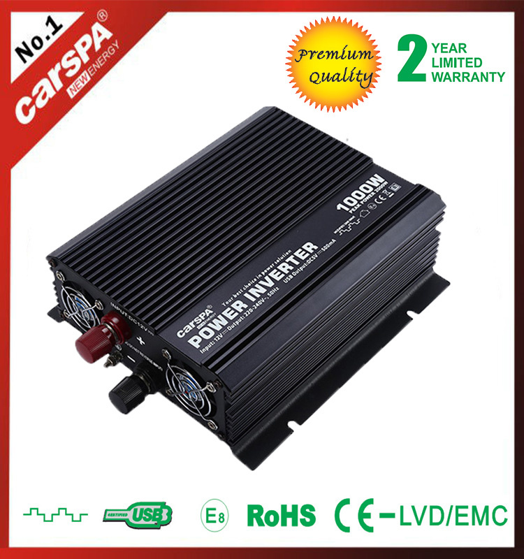 Modified Sine Wave DC 12V AC 220V 1000W Power Inverter