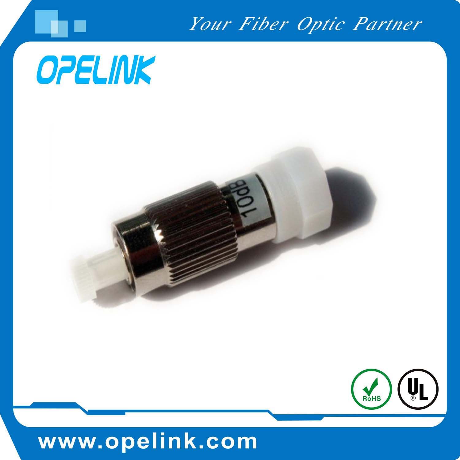 FC-FC 10dB  Fiber Optic Fixed Attenuator  (Bulkhead Type)
