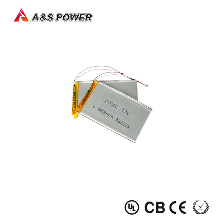 303562 Storage Battery 3.7V 600mAh Lithium Polymer Small Battery