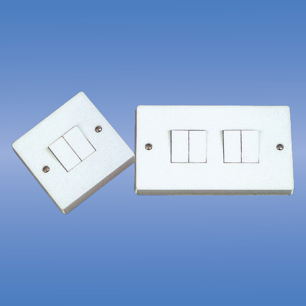 10AMP 2 Gang 2 Way Push Button Light Wall Switch (MK switch)