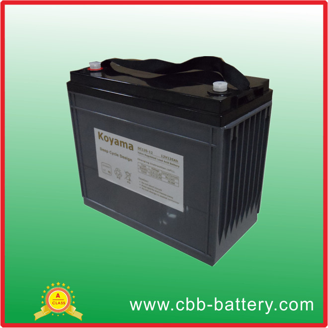 Deep Cycle Golf Cart Battery135ah 12V