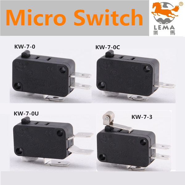 UL CE Approval 16A Three Screw Terminals Micro Switch
