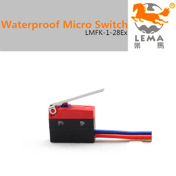 5A 250VAC IP65 Waterproof Micro Switch Lmfk-1-28ex