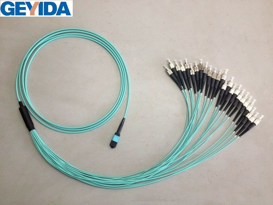 MPO Female 24-St Om3 Fiber Patch Cord
