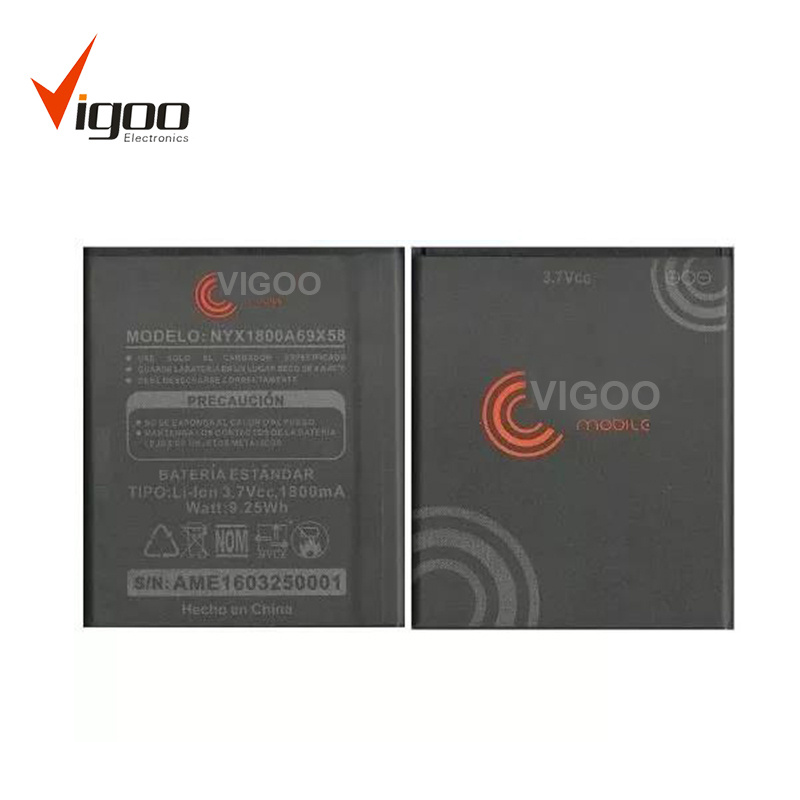 Lithium Cell Phone Battery Nyx1800A 69X58 for Nyx