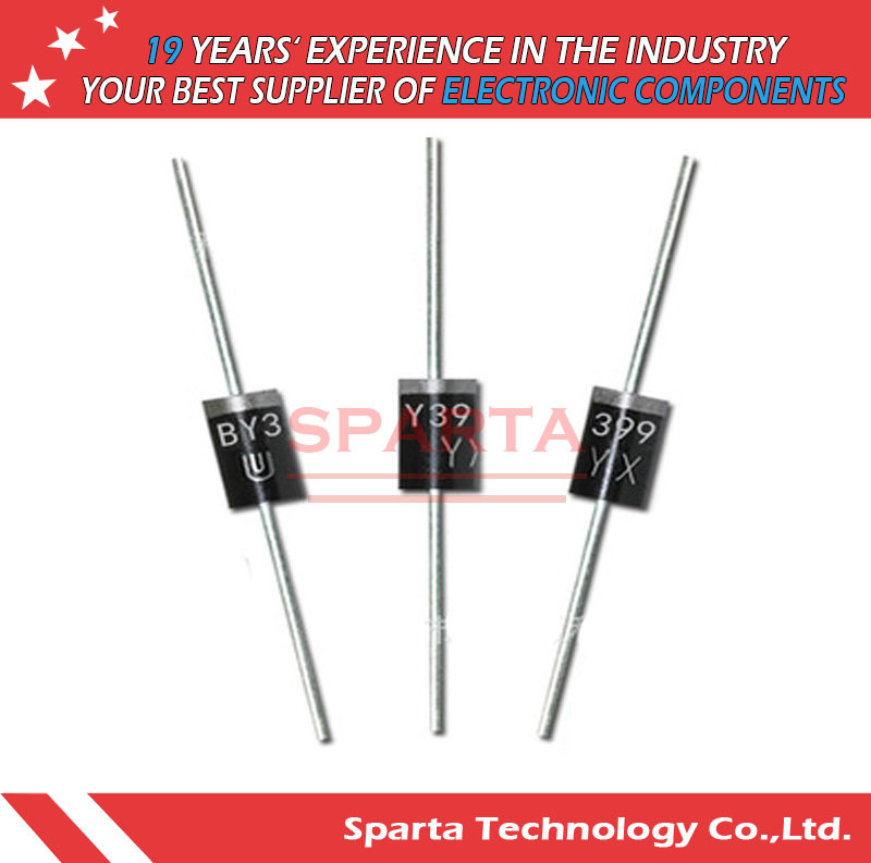 By396 By397 By398 By399 Do-201ad Transistor Rectifier Diode