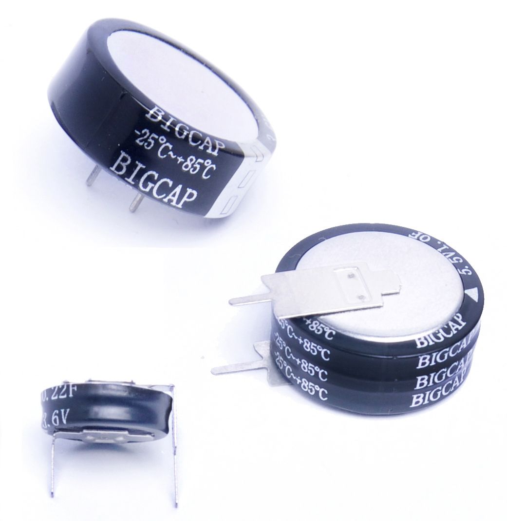 High Temperature 85c Type 5.5V 0.1f Farad Capacitor