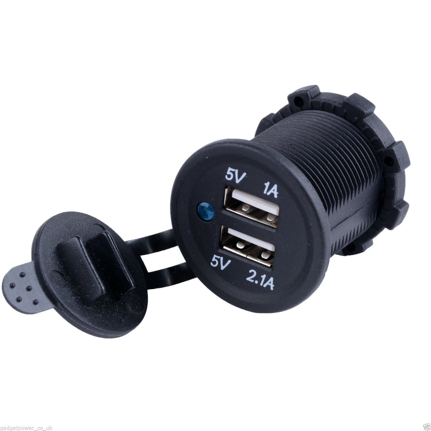 Waterproof Marine/Car Cigarette Lighter Socket/ 12V USB Charger Socket/Jack