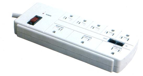 8 Outlets USA Power Strip Extension Cord with UL Approval (RPU-FL-TP8S3-M)