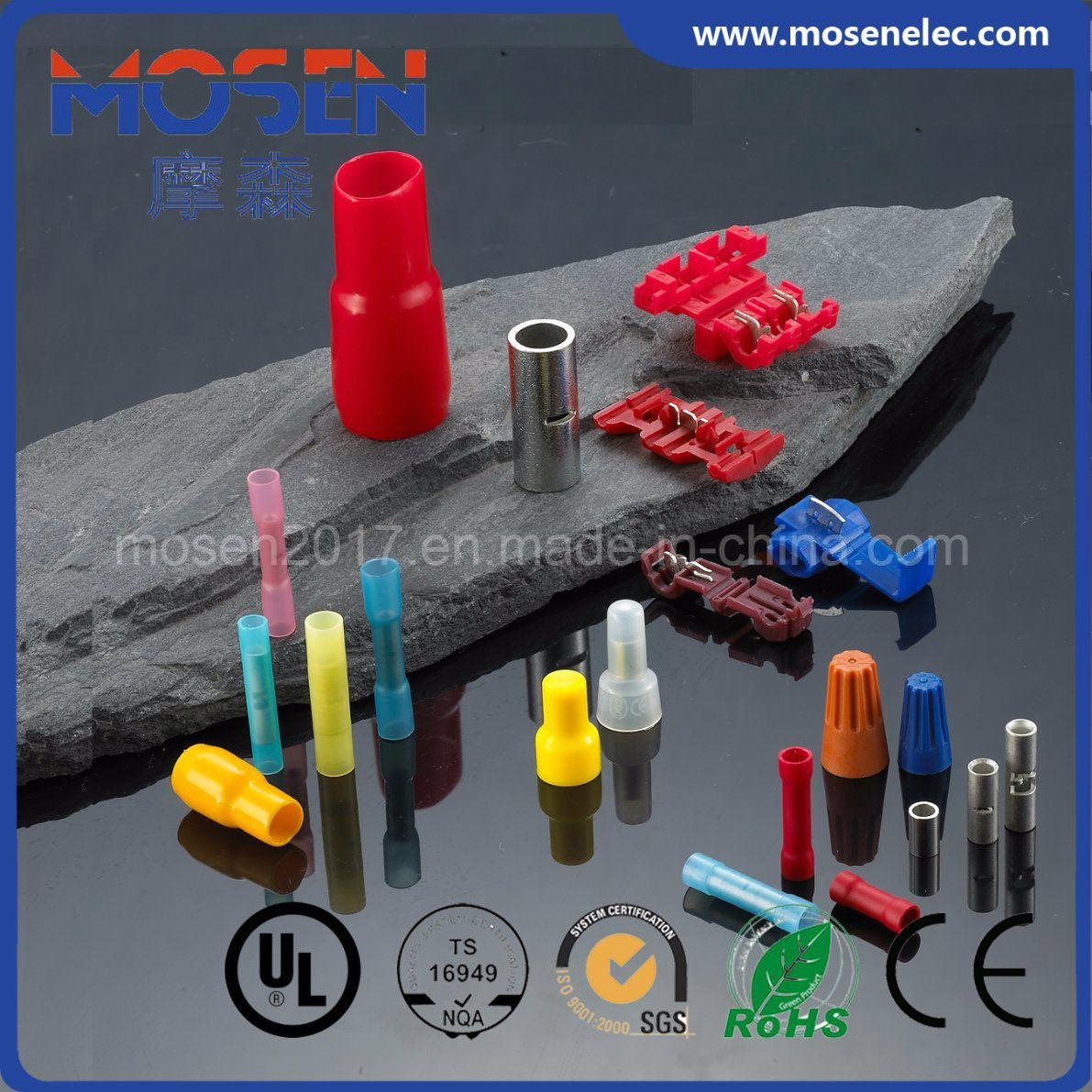 BV High Quality PVC Heat Shrik Butt Connector