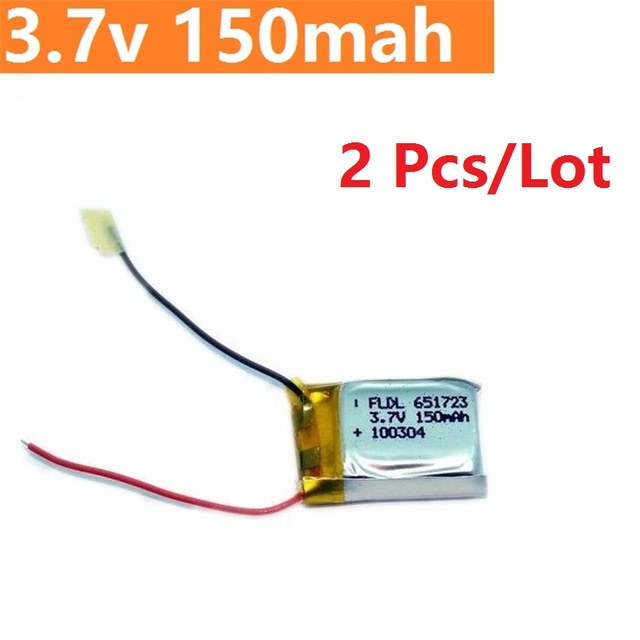 651723 3.7V 150mAh Polymer Lithium Ion Battery for Aircraft