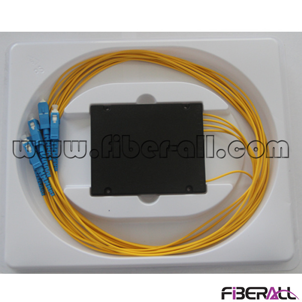 1X4 Fiber Optical PLC Splitter with ABS Box