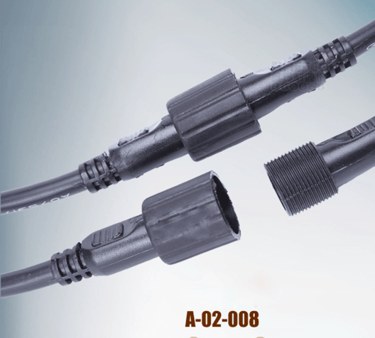 Waterproof Connector for Power Source, Wire Connector