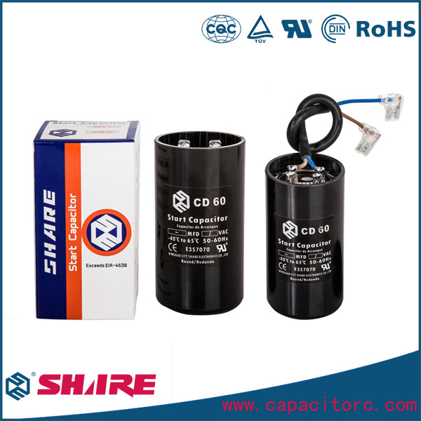 110V 220V 330V CD60 Type Motor Start Capacitor