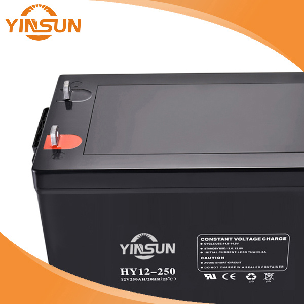 12V250ah Sealed Lead Acid Solar Battery with Solid Copper Terminals