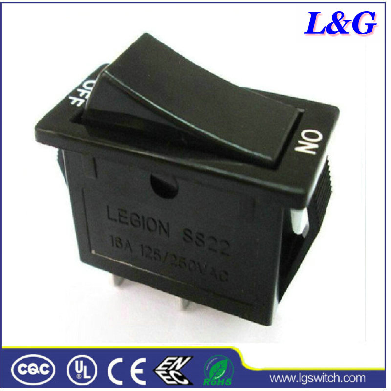 Power 16A 2 Position Electrical Micro Rocker Switch (SS31)