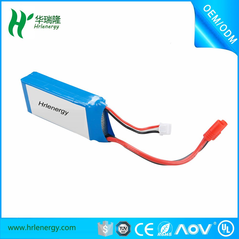 1100mAh 7.4V Lithium Polymer Battery for Car