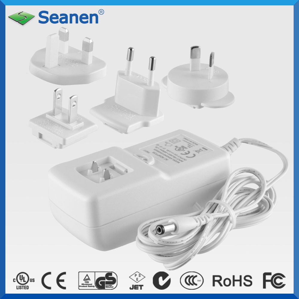 on-off Type Portable 36W AC 18V 2A Multiple DC Switching Power Adapter