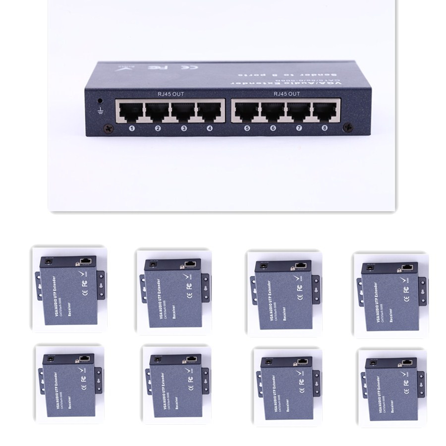 300m 1 to 8 VGA Extender
