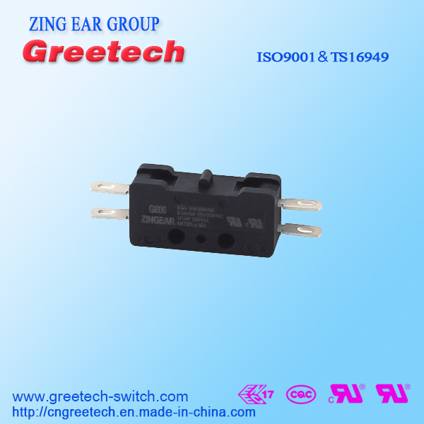 Miniature Micro Switch 6A 250VAC Dpdt 1no/1nc (G606)